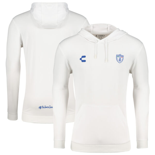 Men's Charly  White C.F. Pachuca Pullover Hoodie