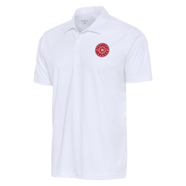 Men's Antigua White Portland Thorns FC Big & Tall Tribute Polo