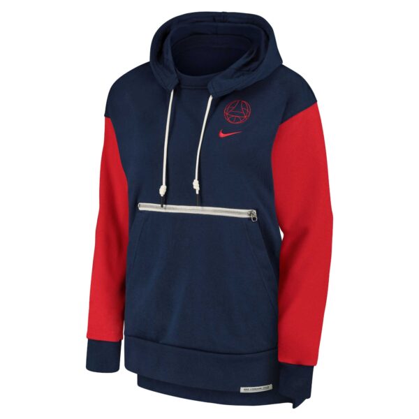 Women's Nike Navy/Red Paris Saint-Germain Standard Issue Pullover Hoodie - Image 6