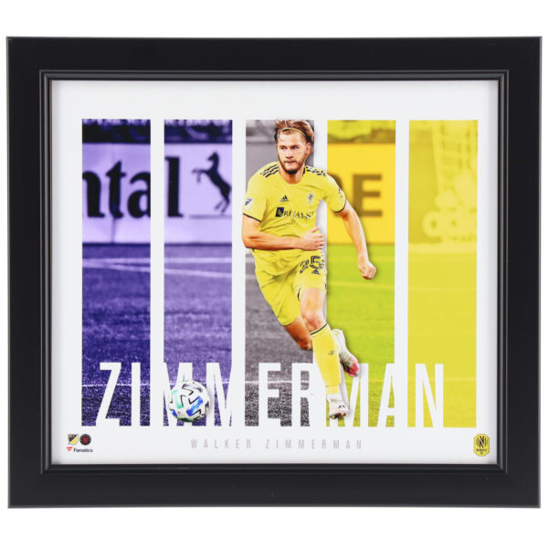 Walker Zimmerman Nashville SC Framed 15" x 17" Player Panel Collage