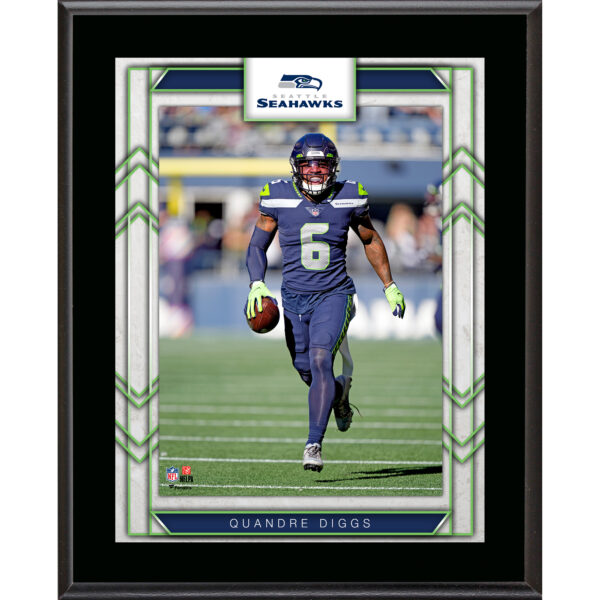 Quandre Diggs Seattle Seahawks Framed 10.5" x 13" Sublimated Player Plaque