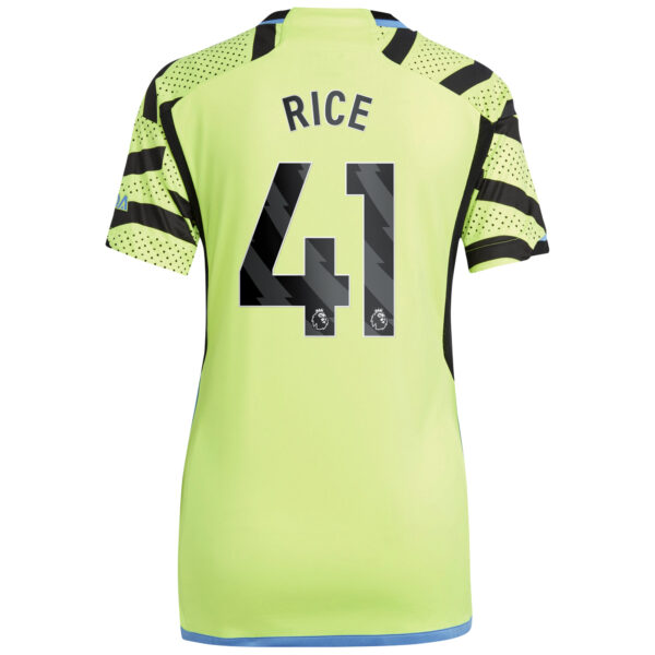 Women's adidas Declan Rice Yellow Arsenal 2023/24 Away Replica Player Jersey - Image 8