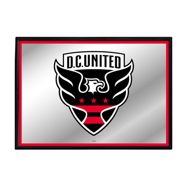 D.C. United 27" x 19" Framed Mirrored Wall Sign