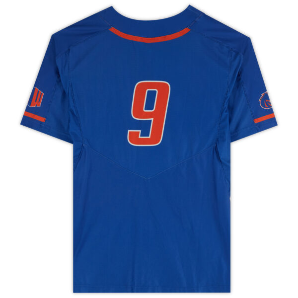 Boise State Broncos Team-Issued #9 Royal Jersey from the Softball Program - Size M - Image 7
