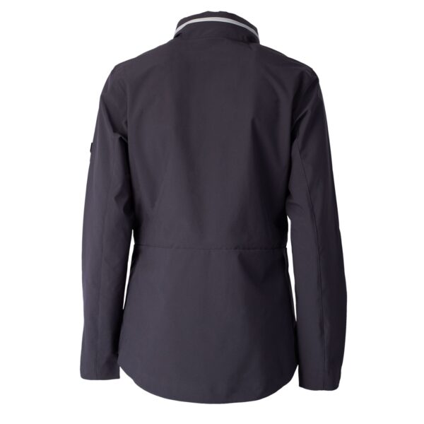 Women's Cutter & Buck Graphite Grambling Tigers Vault Vapor Water Repellent Stretch Full-Zip Rain Jacket - Image 7