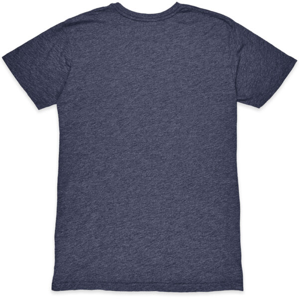Men's 1863FC  Heather Navy Manchester City Retro Flourish Twisted Tri-Blend Slub T-Shirt - Image 7