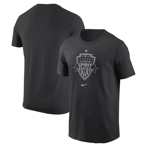 Men's Nike Black Washington Spirit Primary Logo Core T-Shirt