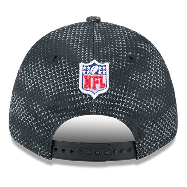 Men's New Era Black New York Jets 2024 Sideline 9FORTY Stretch-Snap Hat - Image 5