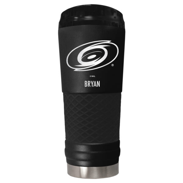 Black Carolina Hurricanes 24oz. Personalized Stealth Draft Tumbler
