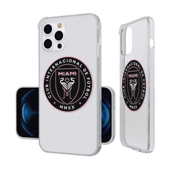 Inter Miami CF iPhone Insignia Design Clear Case