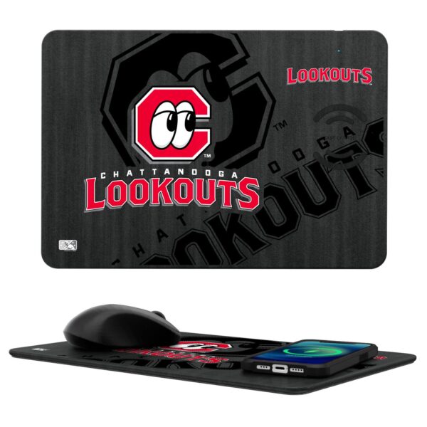 Keyscaper  Chattanooga Lookouts Wireless Charger and Mouse Pad