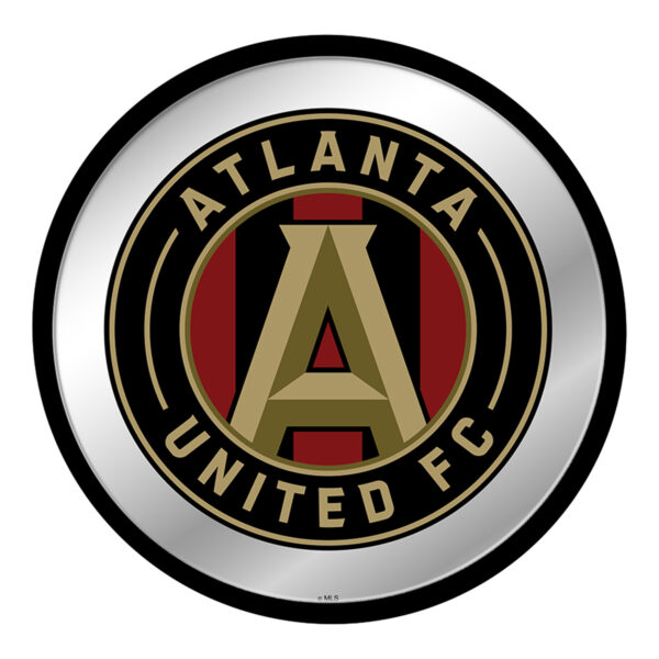 Atlanta United FC 17.5" Modern Disc Mirrored Wall Sign
