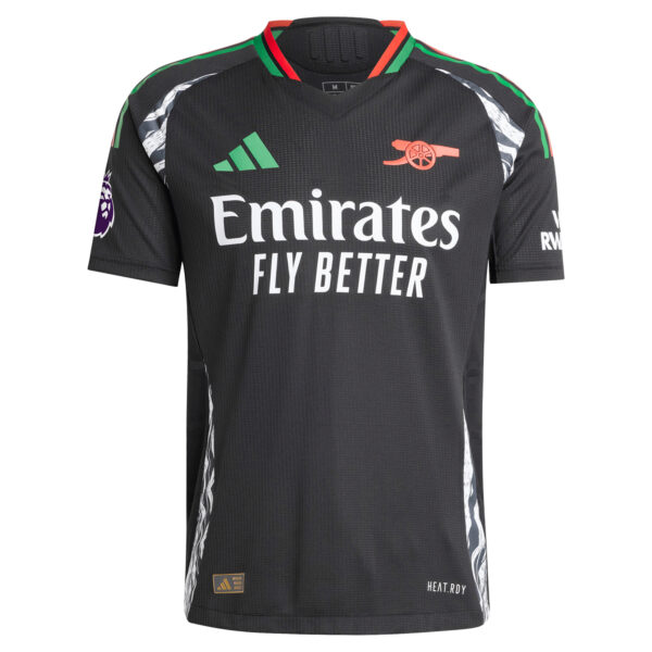 Men's adidas  Black Arsenal 2024/25 Away Authentic Custom Jersey - Image 6