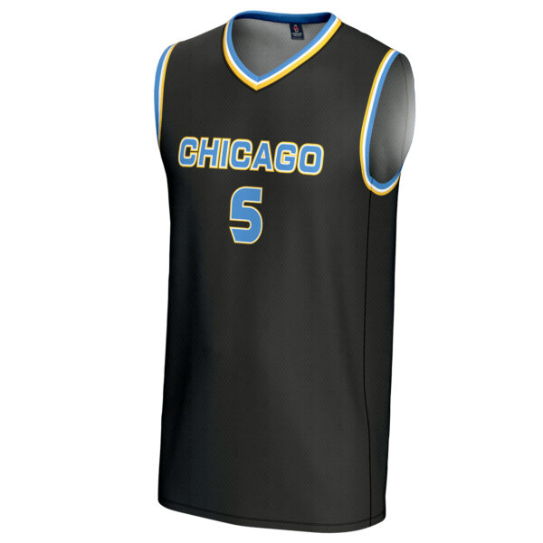 Unisex GameDay Greats Angel Reese Black Chicago Sky Lightweight Replica Basketball Jersey - Image 6