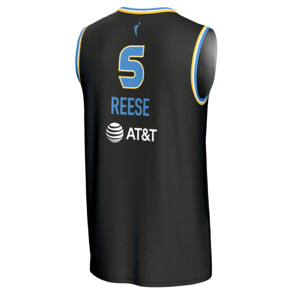 Unisex GameDay Greats Angel Reese Black Chicago Sky Lightweight Replica Basketball Jersey - Image 7