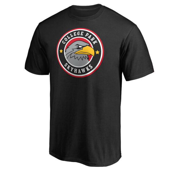 Men's Black College Park Skyhawks Primary Logo T-Shirt - Image 6