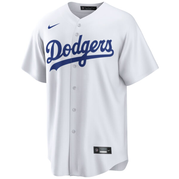 Men's Nike Shohei Ohtani White Los Angeles Dodgers Home Replica Player Jersey - Image 6