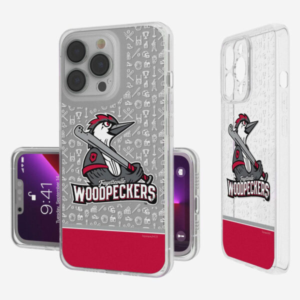 Keyscaper  Fayetteville Woodpeckers Memories Print iPhone Clear Case