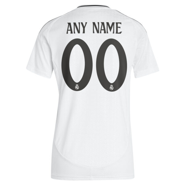 Women's adidas  White Real Madrid 2024/25 Home Replica Custom Jersey - Image 4