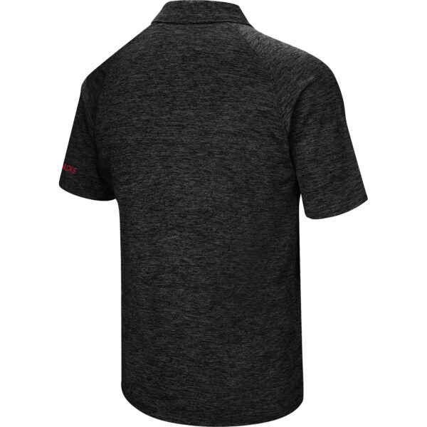 Men's Colosseum Black Arkansas Razorbacks Down Swing Polo - Image 9