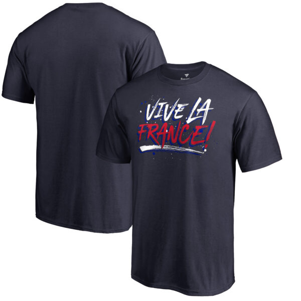 Men's Navy France Vive Le France T-Shirt - Image 5