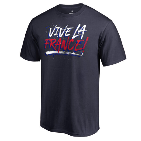 Men's Navy France Vive Le France T-Shirt - Image 6