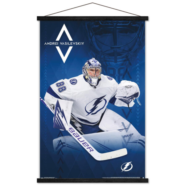 Andrei Vasilevskiy Tampa Bay Lightning 35.75'' x 24.25'' Hanging Framed Player Poster