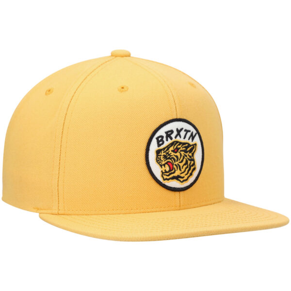 Men's Brixton Gold Kit Snapback Hat - Image 4