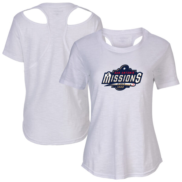 Women's White San Antonio Missions Cut It Out T-Shirt