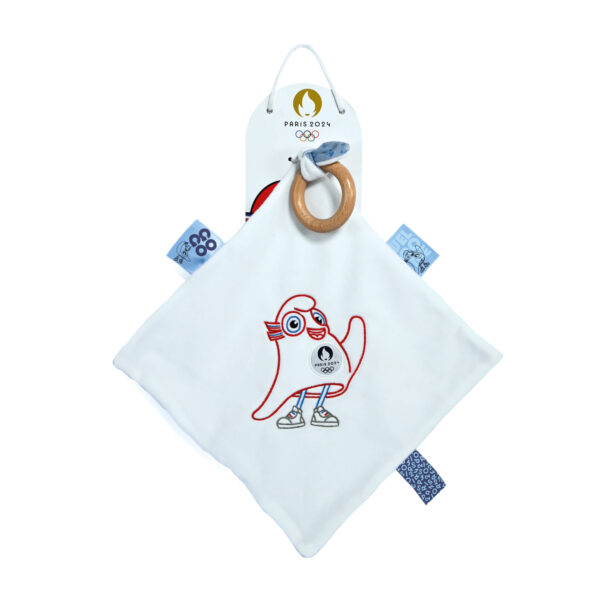 Paris 2024 Olympics Doudou With Wooden Ring - Image 2