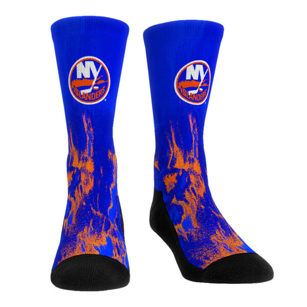 Youth Rock Em Socks New York Islanders Three-Pack Crew Socks Set - Image 5