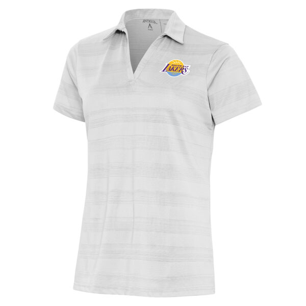 Women's Antigua White South Bay Lakers Compass Polo