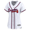 Women's Nike White Atlanta Braves Home Limited Jersey - Image 6