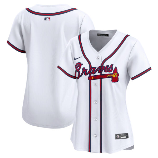 Women's Nike White Atlanta Braves Home Limited Jersey