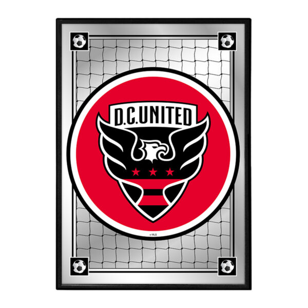 D.C. United 19" x 27" Framed Mirrored Wall Sign
