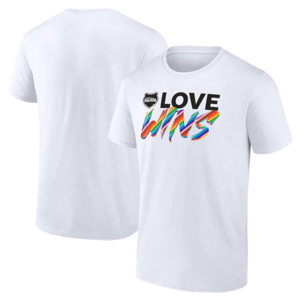 Men's White Memphis Hustle Love Wins T-Shirt - Image 5