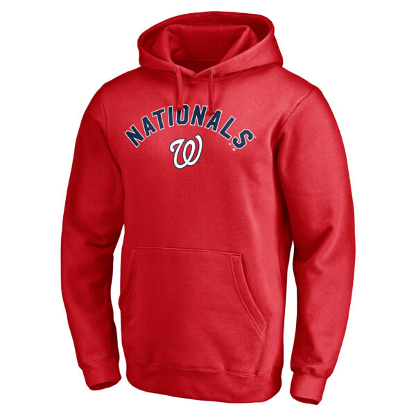 Men's Red Washington Nationals Personalized Winning Streak Name & Number Pullover Hoodie - Image 6