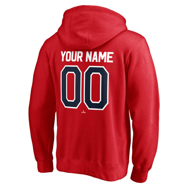 Men's Red Washington Nationals Personalized Winning Streak Name & Number Pullover Hoodie - Image 7