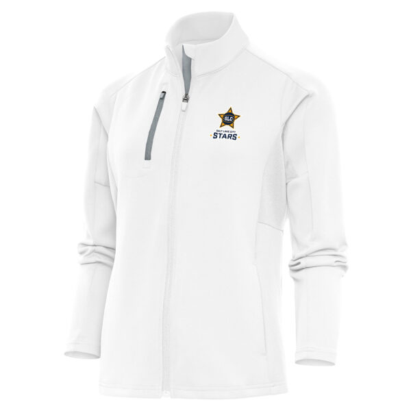 Women's Antigua White Salt Lake City Stars Generation Full-Zip Jacket