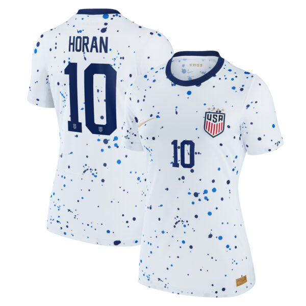 Women's Nike Lindsey Horan White USWNT 2023 Home Replica Jersey