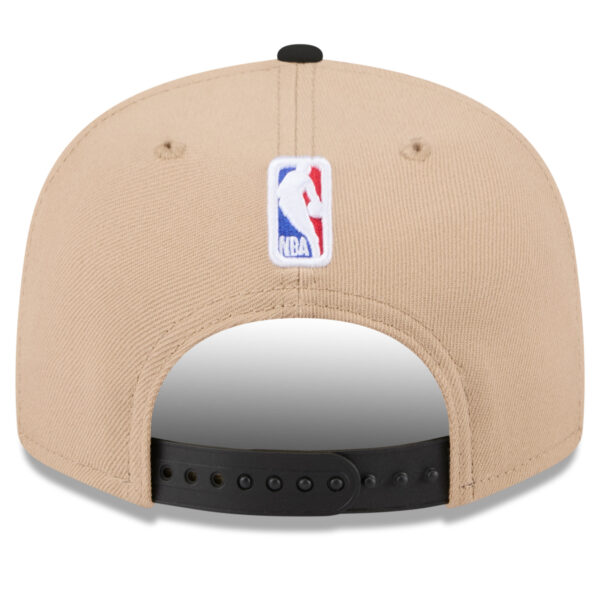 Youth New Era Tan/Black San Antonio Spurs 2024 NBA Draft 9FIFTY Snapback Hat - Image 10