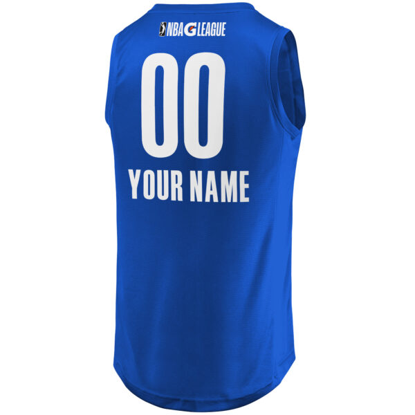 Youth Fanatics Blue Long Island Nets Replica Custom Jersey - Image 7