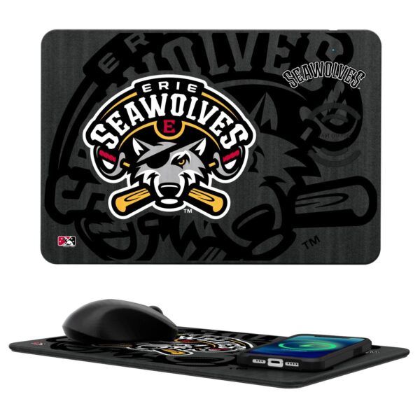 Keyscaper  Erie SeaWolves Wireless Charger and Mouse Pad