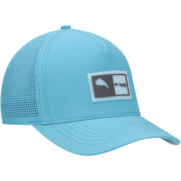 Men's Columbia Blue PFG Elite Adjustable Hat - Image 8