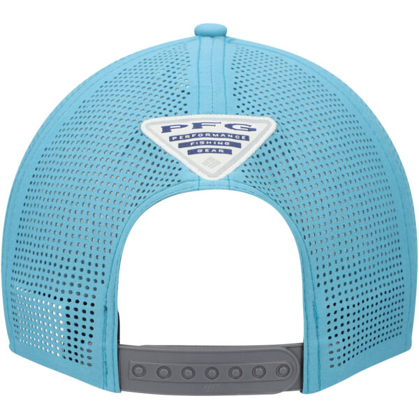 Men's Columbia Blue PFG Elite Adjustable Hat - Image 9