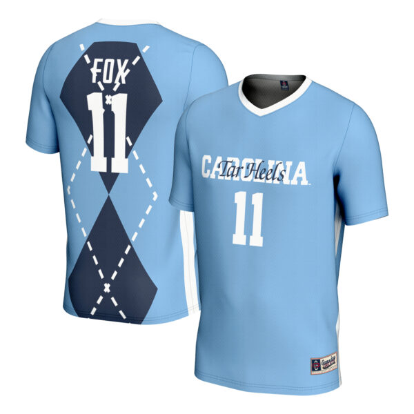Youth GameDay Greats Emily Fox Carolina Blue North Carolina Tar Heels Women's Soccer Fashion Jersey - Image 5
