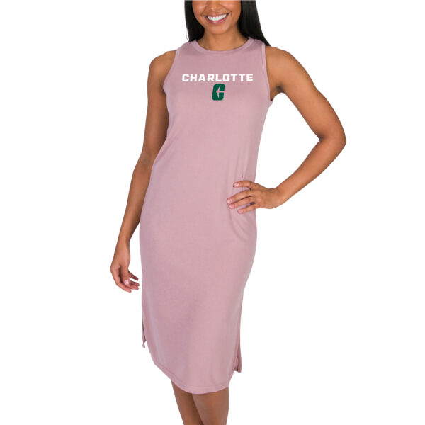 Women's Concepts Sport Pink Charlotte 49ers Team Logo Astoria Nightdress