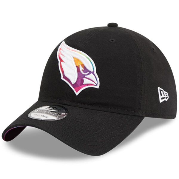Men's New Era  Black Arizona Cardinals 2023 NFL Crucial Catch 9TWENTY Adjustable Hat - Image 9