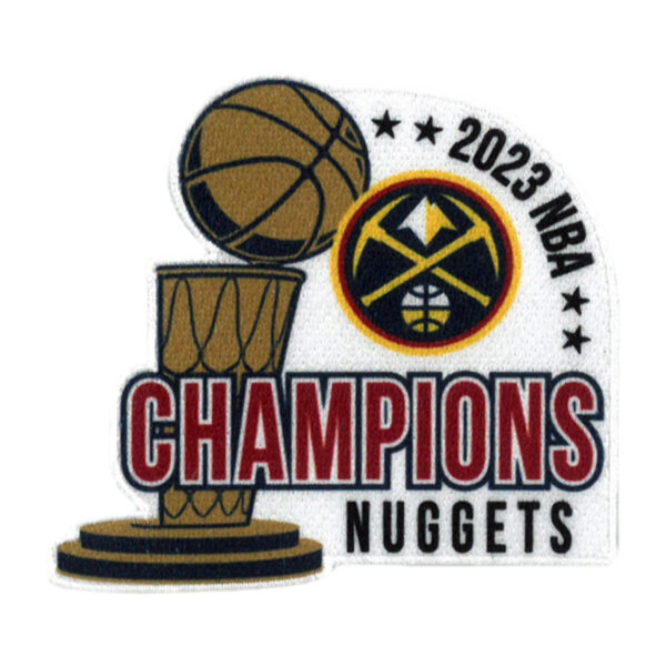Denver Nuggets 2023 NBA Finals Champions Top of the World Fan Patch