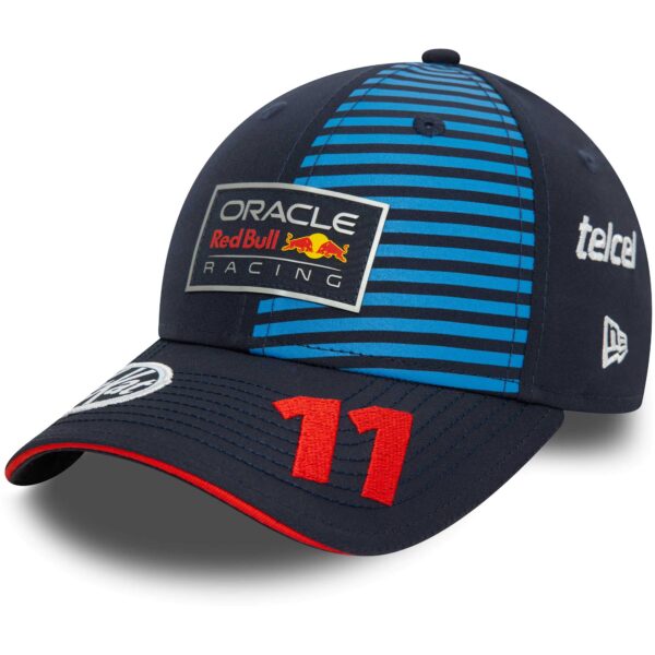 Youth New Era Sergio Perez Navy Red Bull Racing Driver 9FORTY Adjustable Hat - Image 7